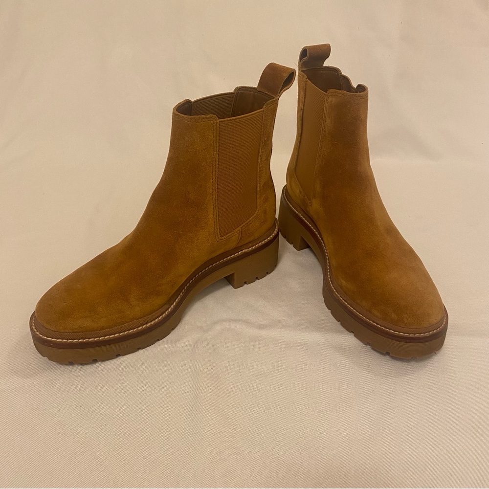 Tory Burch Boots Brown Suede